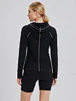 contrast stitch activewear hoodie supplier
